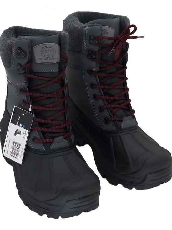 Polar Range Men\'s Tasco Cold Weather Boots Grey Size 9 main image 4